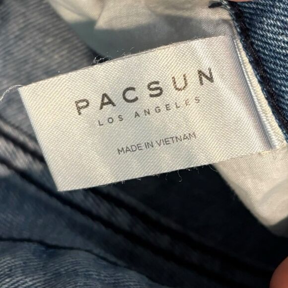 PacSun 90s Boyfriend Jeans XS Women’s Light Wash High Rise Straight Leg - Picture 9 of 10